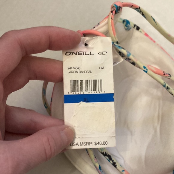 🌞O’Neil halter top crisscross back w/cheeky bottoms A170 - Picture 4 of 13